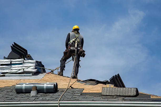 Professional Metal Roofing technician working in Saint Clair Shores, MI